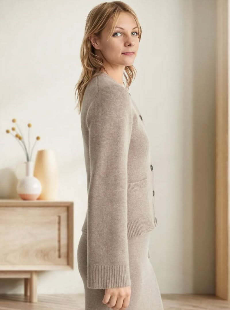 Trendy, warmer und lässiger Cardigan mit Knöpfen für Damen